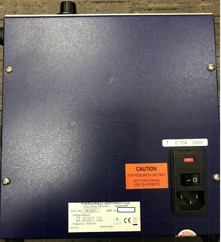 Harvard Apparatus Product Labels HBIO Harvard Apparatus